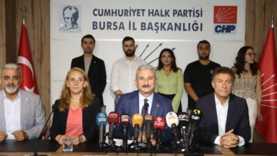 CHP Bursa İl Başkanı Nihat Yeşiltaş, yaptığı açıklama ile AKP'nin