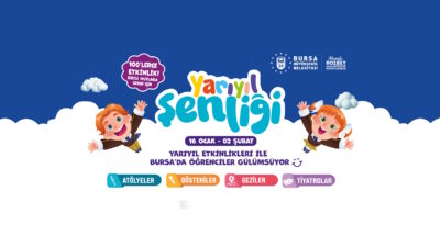 Bursa Büyükşehir Belediyesi, öğrencilerin 2024-2025 eğitim öğretim yılının yarıyıl tatilini