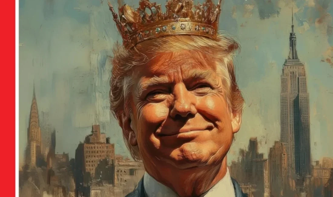 Trump’tan ‘Kral’ göndermesi: Beyaz Saray tacını paylaştı ABD Başkanı Donald