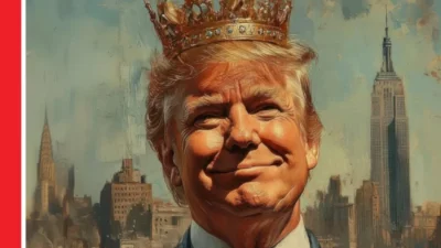 Trump’tan ‘Kral’ göndermesi: Beyaz Saray tacını paylaştı ABD Başkanı Donald