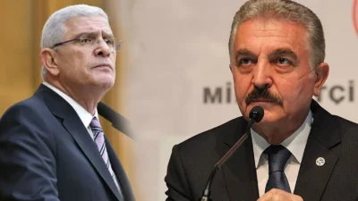MHP Genel Sekreteri İsmet Büyükataman, İYİ Parti lideri Müsavat Dervişoğlu’nun