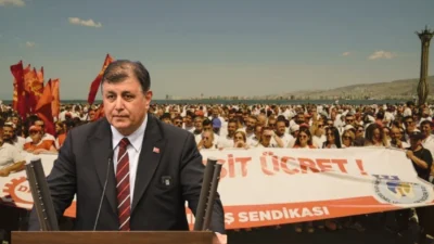 ‘Gerçekten yeter’ İzmir Büyükşehir Belediye Başkanı Cemil Tugay, DİSK Genel-İş