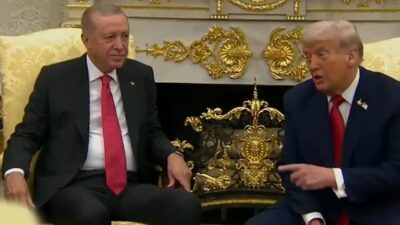 AKP Genel Başkanı ve Cumhurbaşkanı Erdoğan ile ABD Başkanı Donald