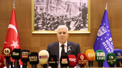 Bursa Büyükşehir Belediye Başkanı Mustafa Bozbey, suyun hiçbir zaman siyaset