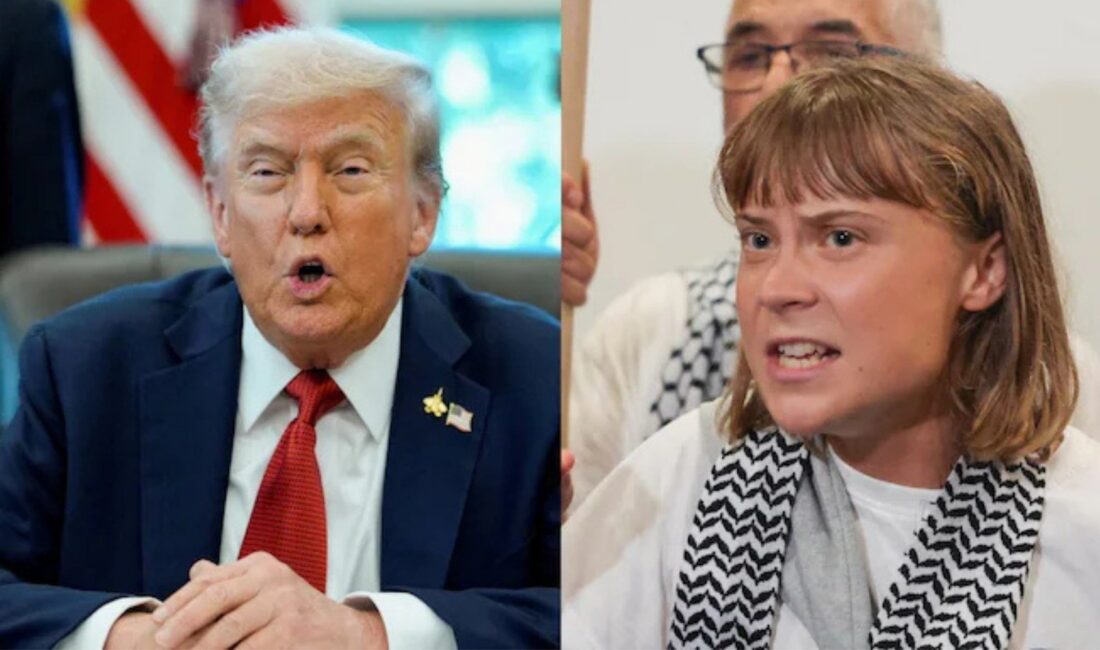 Gazze yardım filosu aktivistleri arasında yer alan Greta Thunberg’e yönelik