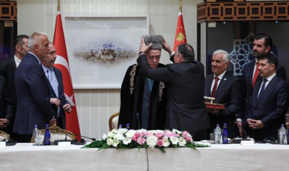 Dünya Ahıskalı Türkler Birliği heyeti, Cumhurbaşkanlığı Sarayında Cumhurbaşkanı Recep Tayyip