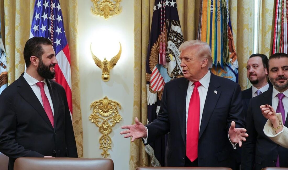 ABD Başkanı Donald Trump, Beyaz Saray’da Suriye Cumhurbaşkanı Ahmed Şara