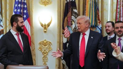 ABD Başkanı Donald Trump, Beyaz Saray’da Suriye Cumhurbaşkanı Ahmed Şara