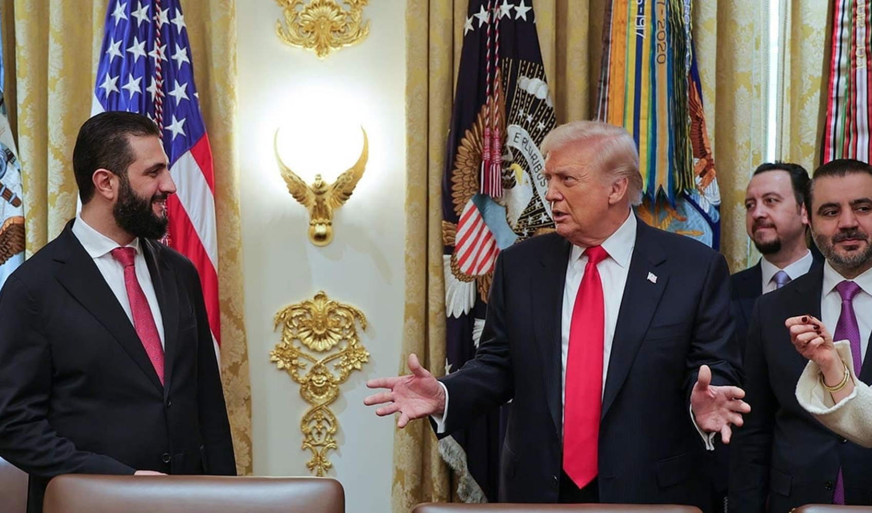 ABD Başkanı Donald Trump, Beyaz Saray’da Suriye Cumhurbaşkanı Ahmed Şara