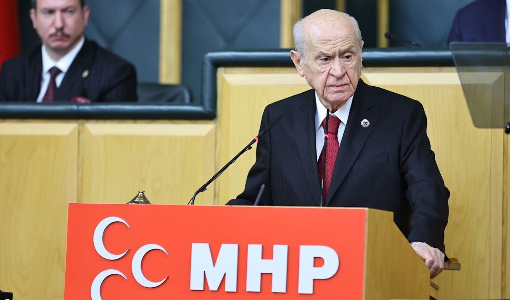 Partisinin grup toplantısında konuşan MHP lideri Devlet Bahçeli, İYİ Parti