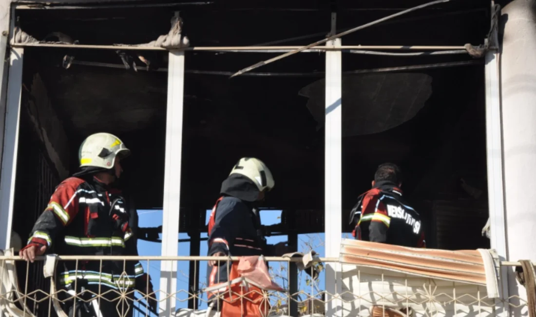 Mersin’in Silifke ilçesinde çıkan yangında 7 yaşındaki Poyraz ve 1