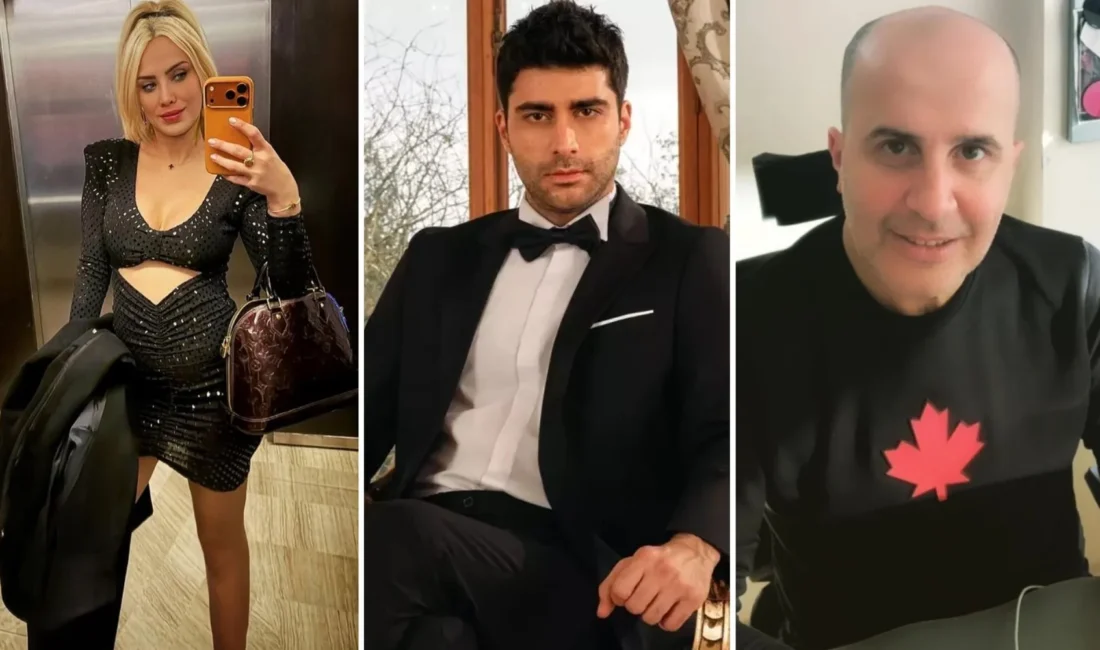 Oyuncu Doğukan Güngör, menajer Haluk Şentürk ve “Ciciş Kardeşler”den Ceyda