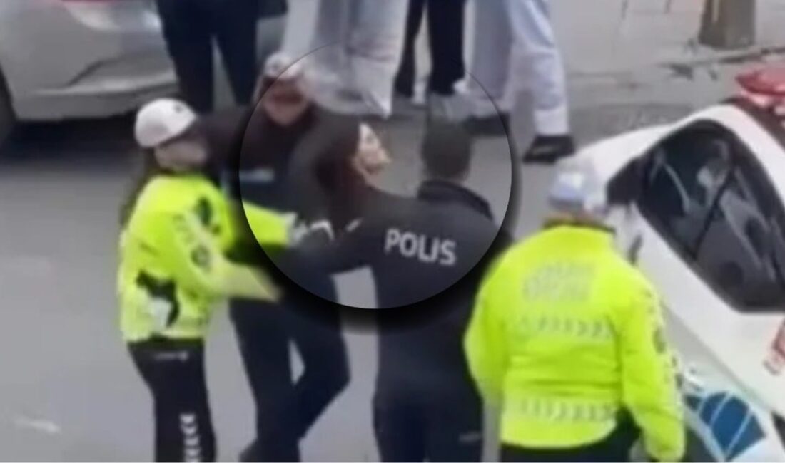 İstanbul Bebek’te bir kadın sürücünün, trafikte aracını durdurup uzun süre