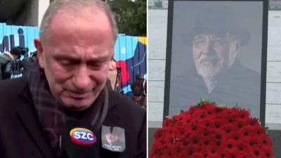 Yakın dostu İlber Ortaylı’nın cenaze töreninde gözyaşlarına hakim olamayan Fatih