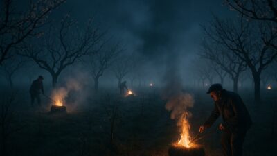 Iğdır’daki kayısı üreticileri, son günlerde yaşanan soğuk hava dalgası nedeniyle