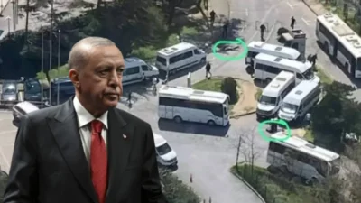 Cumhurbaşkanı Recep Tayyip Erdoğan, İstanbul Beşiktaş’taki İsrail Başkonsolosluğu önünde gerçekleşen