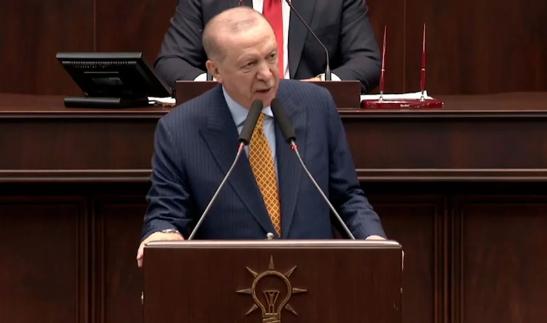 Partisinin grup toplantısında konuşan AKP Genel Başkanı ve Cumhurbaşkanı Recep