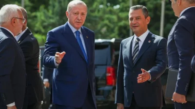 CHP Genel Başkanı Özgür Özel’in, CHP Genel Merkezi’nde yaptığı konuşmada