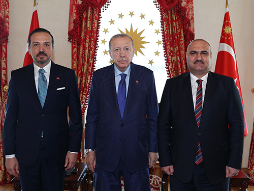 Cumhurbaşkanı Recep Tayyip Erdoğan, Kerkük Valisi Mehmet Seman Ağa’yı Cumhurbaşkanlığı