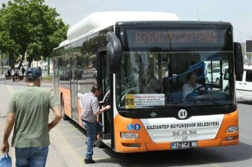 Gaziantep Büyükşehir Belediyesi bünyesinde hizmet veren şehir içi toplu ulaşım