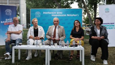 Nilüfer Belediye Başkanı Şadi Özdemir, İhsaniye Mahallesi sakinleri ile bir