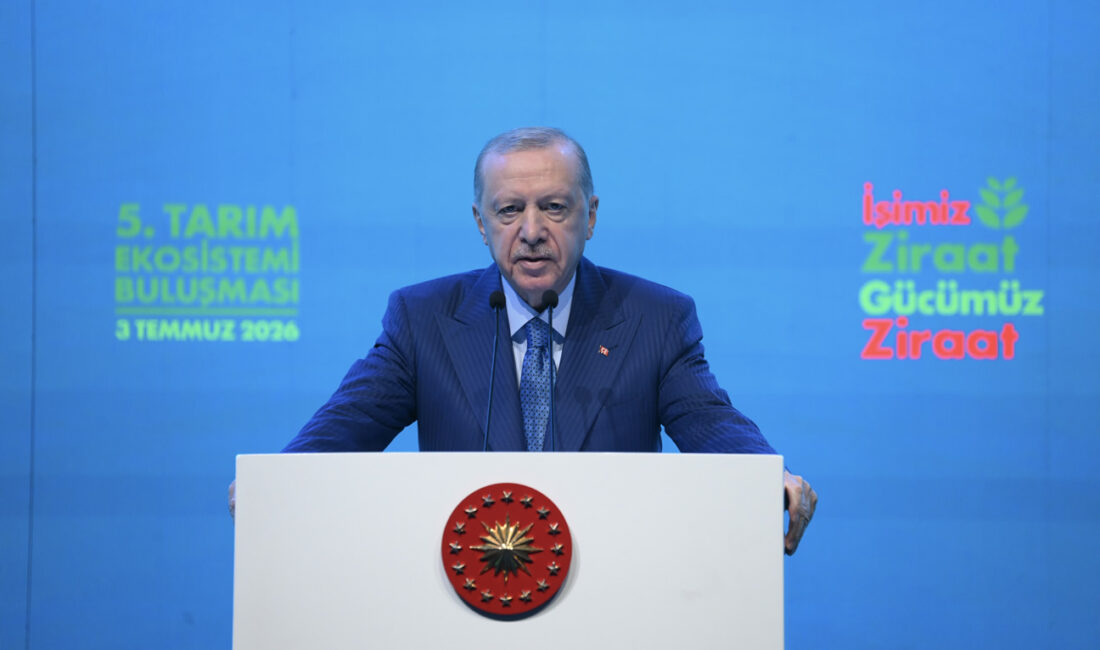 Cumhurbaşkanı Erdoğan, Ziraat Bankası 5. Tarım Ekosistemi Buluşması programında yaptığı