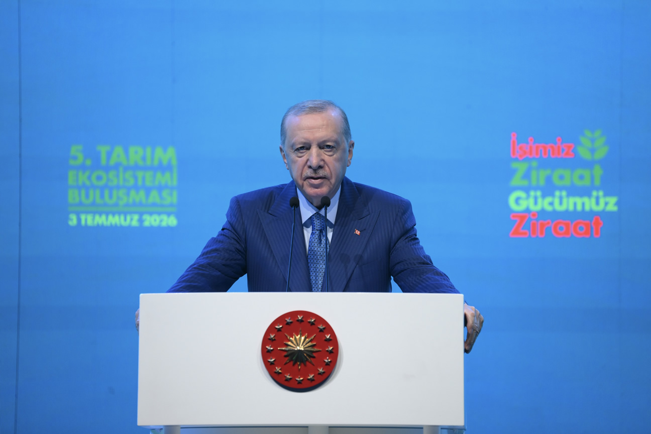 Cumhurbaşkanı Erdoğan, Ziraat Bankası 5. Tarım Ekosistemi Buluşması programında yaptığı