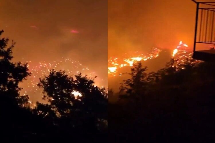 Antalya'nın Alanya ilçesi Sapadere Mahallesinde çıkan orman yangınında 3 mahallede