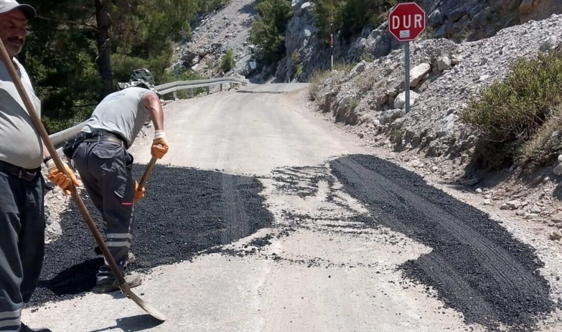 Antalya Büyükşehir Belediyesi, Alanya'nın kırsal mahallelerinde ulaşımın daha güvenli ve