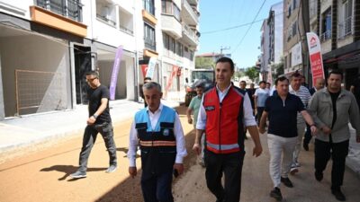 Balıkesir Büyükşehir Belediyesi, 20 ilçenin tümünde sürdürdüğü yatırımlarına Manyas ile