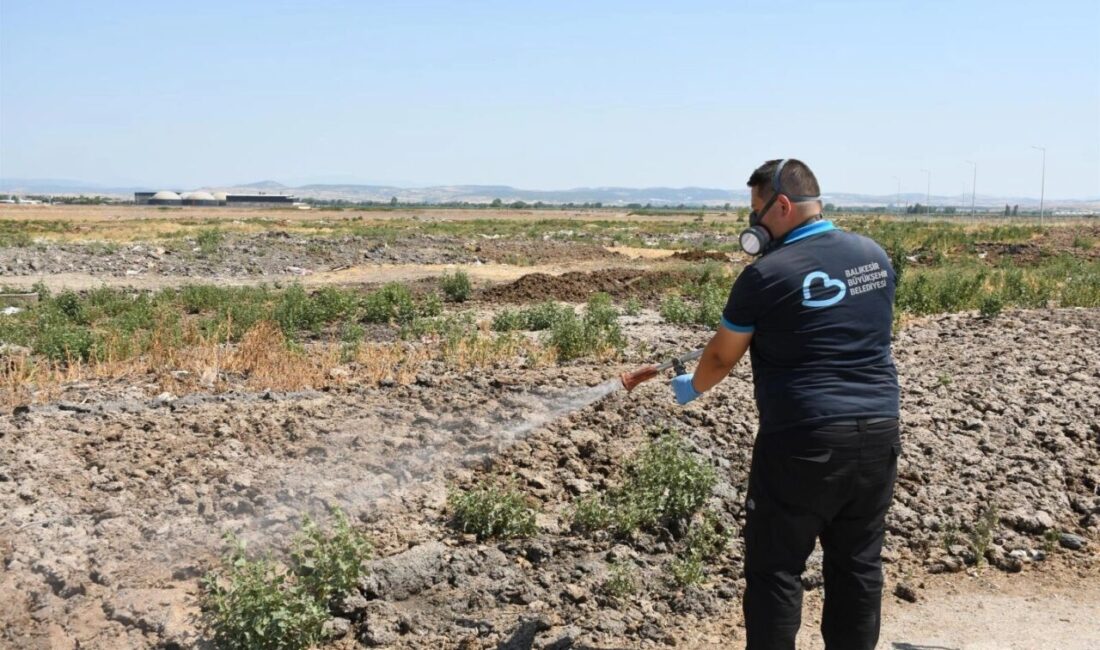Balıkesir Büyükşehir Belediyesi, halk sağlığını korumak ve bulaşıcı hastalık riskini