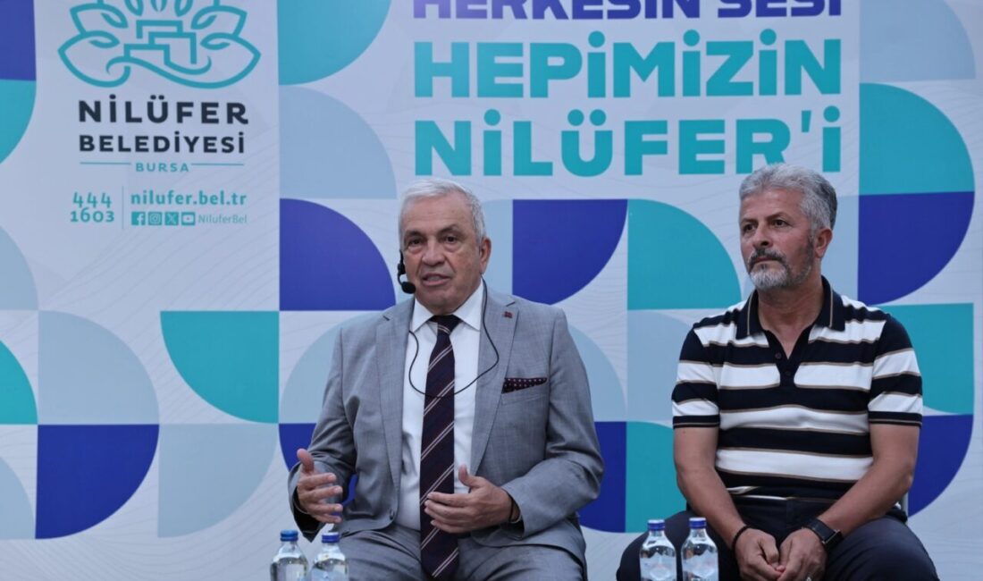 Nilüfer Belediye Başkanı Şadi Özdemir, Beşevler sakinleriyle bir araya geldi.