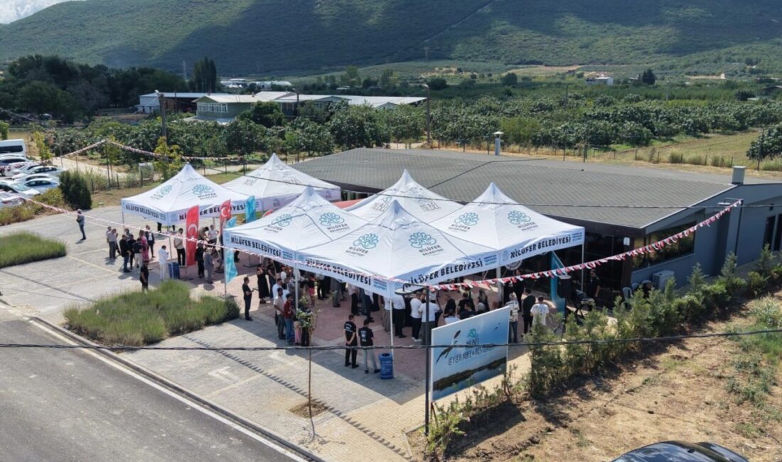 Bursa'da Nilüfer Belediyesi’nin Fadıllı Mahallesi’ne kazandırdığı NİLBEL Leylek Kafe &