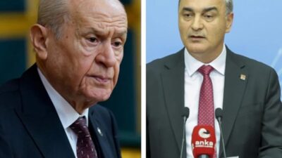 CHP Parti Sözcüsü Müslim Sarı, MHP Genel Başkanı Devlet Bahçeli’nin