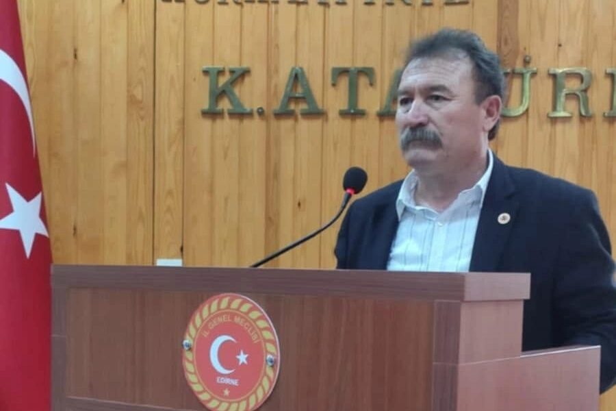 CHP Edirne İl Genel Meclis Üyesi Aladdin Öztürk, İl Başkanı