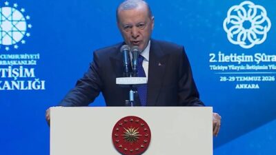 Cumhurbaşkanı Recep Tayyip Erdoğan, Ankara'da düzenlenen 2. İletişim Şûrası'nın açılışında