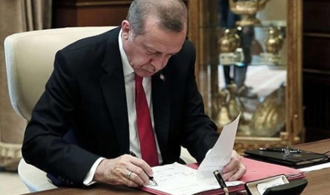 Cumhurbaşkanı Recep Tayyip Erdoğan'ın imzasıyla yayımlanan Resmî Gazete kararına göre,