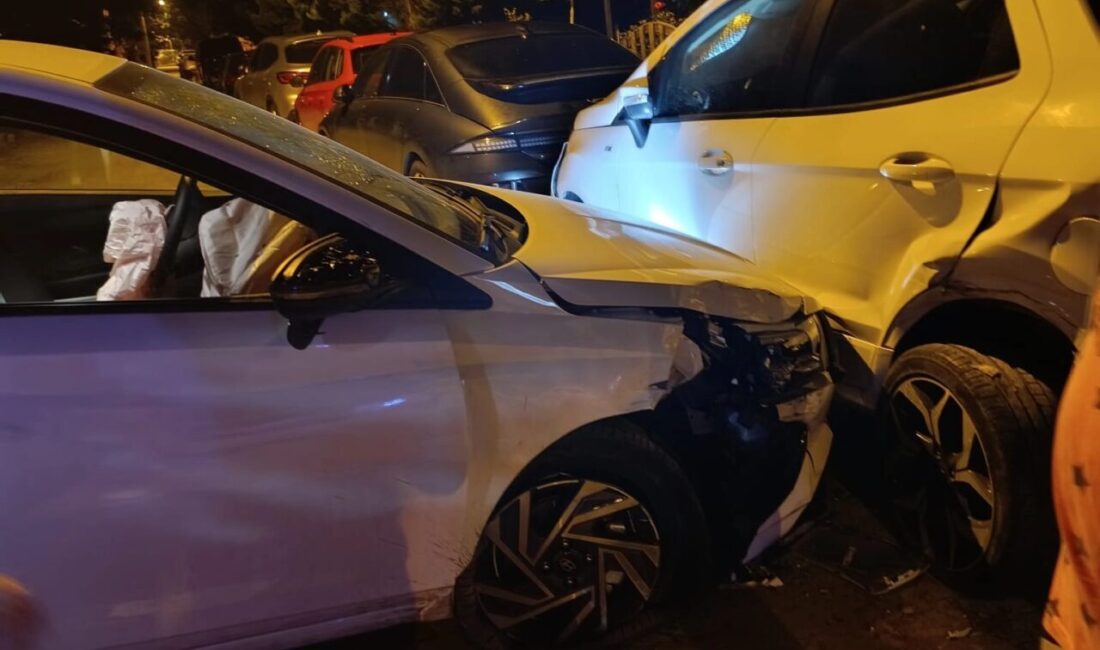 Edirne'de Erikli Sahili'nde önceki akşam meydana gelen trafik kazasında bir