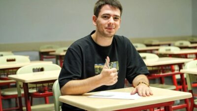 YKS’de sayısal puan türünde Türkiye 470’incisi olan Ali Eren Eryiğit,