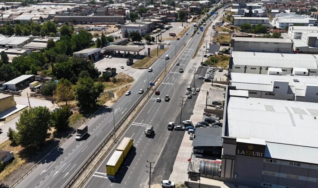 İnegöl Belediyesi, yetki sınırları içerisinde bulunan ve Bursa Ankara karayolunun