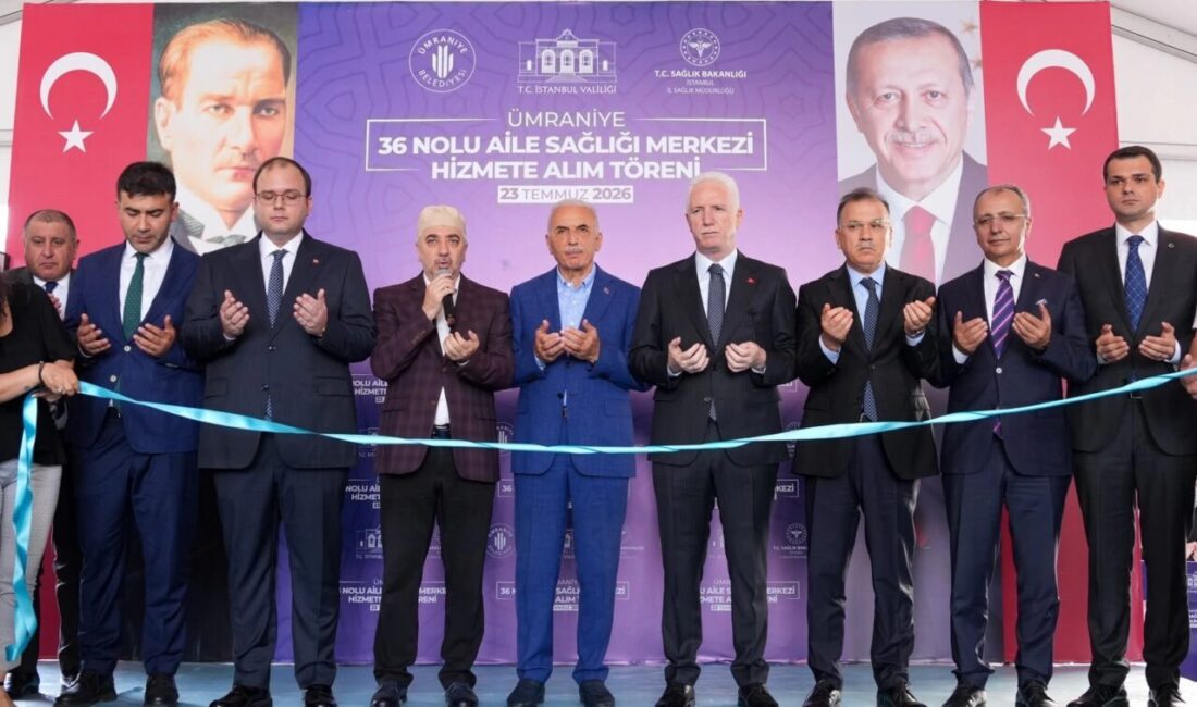 İstanbul Valiliği, Ümraniye’de yapımı tamamlanan 36 No'lu Aile Sağlığı Merkezi'nin