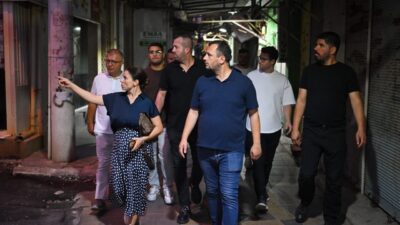 İzmir Bornova Belediye Başkanı Ömer Eşki, Çamdibi Yıldırım Beyazıt Mahallesi’nde