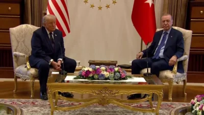 ABD Başkanı Donald Trump, NATO Zirvesi için Ankara’ya gelerek Cumhurbaşkanı