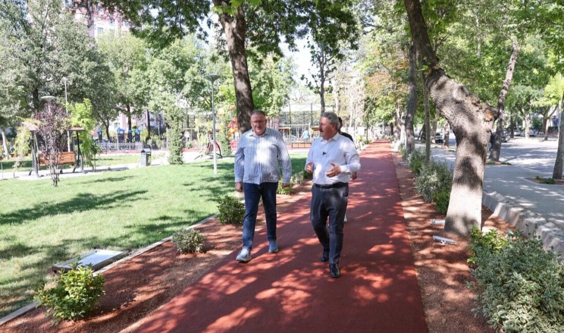 Kayseri Melikgazi Belediyesi, Mustafa Şimşek Bulvarı’nda yer alan Yıldız Parkı’nı