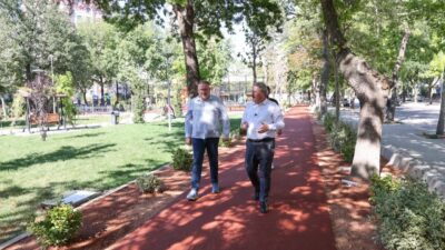 Kayseri Melikgazi Belediyesi, Mustafa Şimşek Bulvarı’nda yer alan Yıldız Parkı’nı