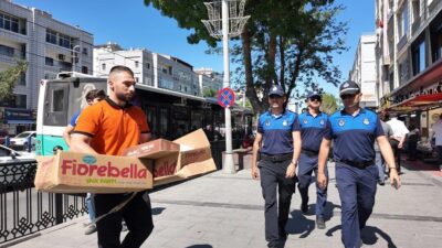 Kayseri Büyükşehir Belediyesi Zabıta Daire Başkanlığı tarafından Cumhuriyet Meydanı ve