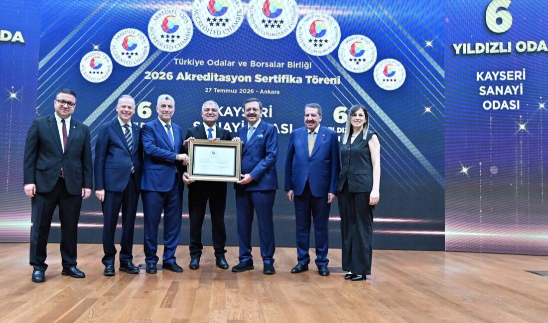 Kayseri Sanayi Odası (KAYSO), üyelerine sunduğu hizmet kalitesini uluslararası standartlarda