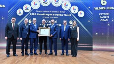 Kayseri Sanayi Odası (KAYSO), üyelerine sunduğu hizmet kalitesini uluslararası standartlarda