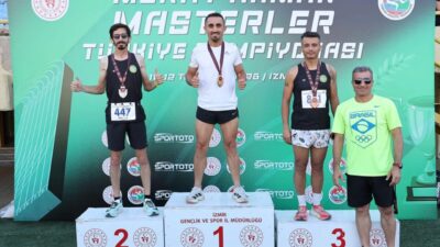 Keşanlı atlet Alper Elmas, Masterlar Türkiye Şampiyonası'ndan 4 madalya ile