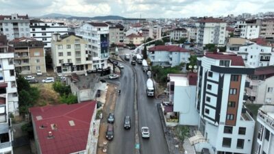 Kocaeli Büyükşehir Belediyesi, Çayırova Uğur Mumcu Caddesi’nde altyapı imalatlarının tamamlanmasının